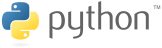 Python logo and wordmark 1
